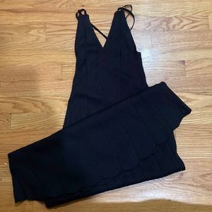 Modern Citizen v neck ribbed dress